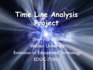 Time Line Analysis Project