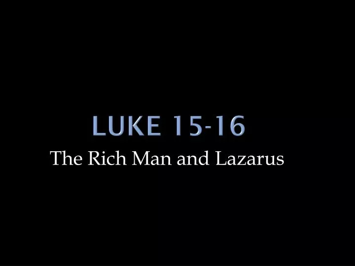 luke 15 16