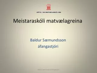 meistarask li matv lagreina