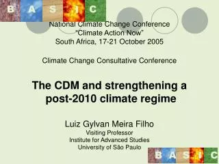 It follows that the post-2012 CDM is a significant part of the debate on the post-2012 regime.