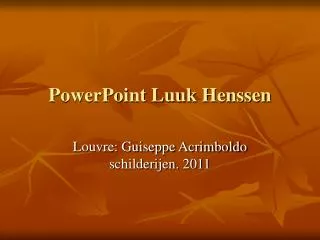 powerpoint luuk henssen