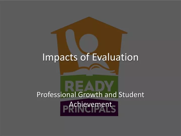impacts of evaluation