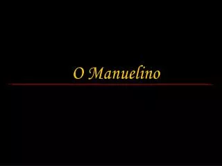 o manuelino