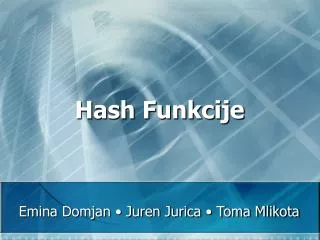 hash funkcije