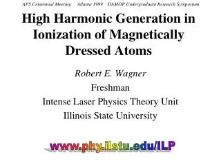 High Harmonic Generation in Ionization of Magnetically Dressed Atoms