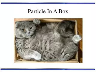 Particle In A Box