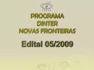 programa dinter novas fronteiras