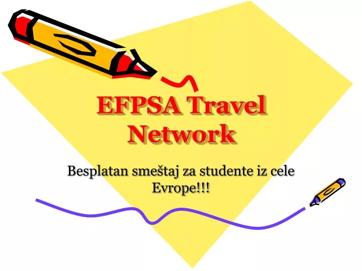 efpsa travel network