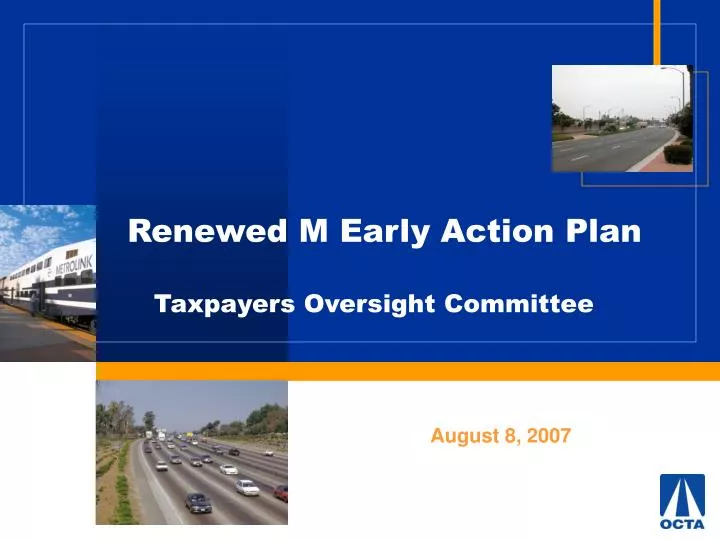 renewed m early action plan