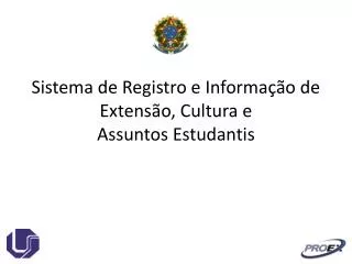 sistema de registro e informa o de extens o cultura e assuntos estudantis