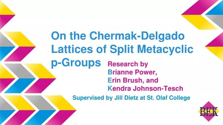 on the chermak delgado lattices of split metacyclic p groups