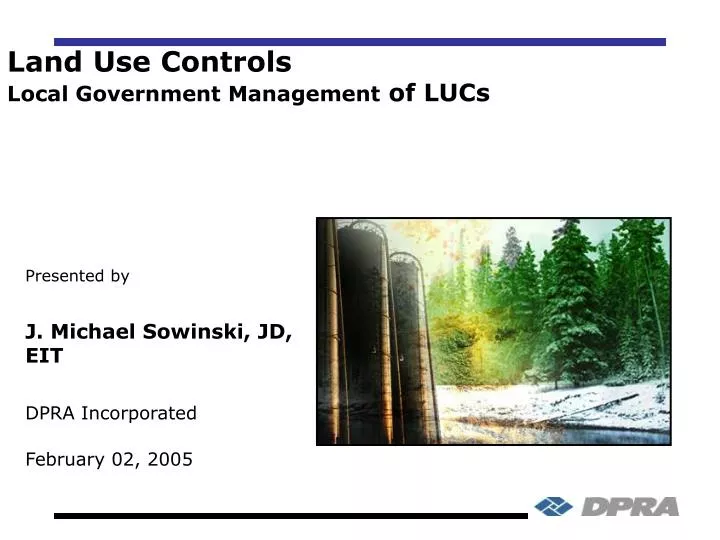 land use controls local government management of lucs