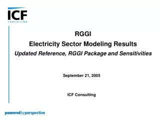 September 21, 2005 ICF Consulting