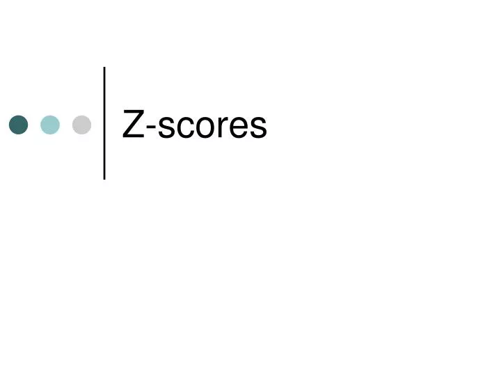 z scores