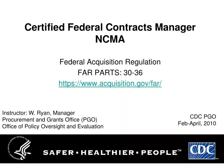 certified federal contracts manager ncma