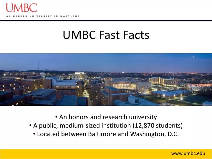 umbc fast facts