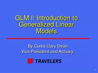 GLM I: Introduction to Generalized Linear Models