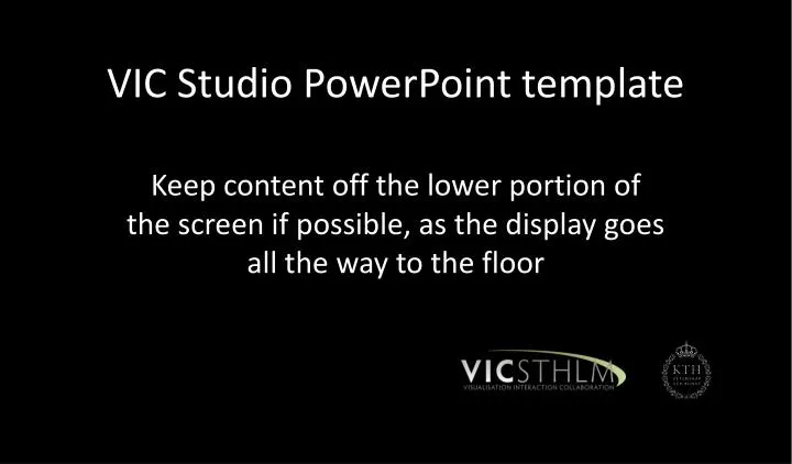 vic studio powerpoint template