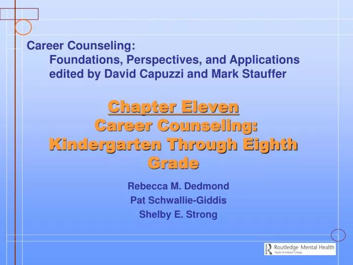 chapter eleven career counseling kindergarten through eighth grade