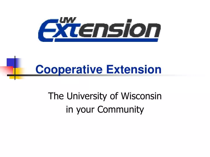 the university of wisconsin in your community