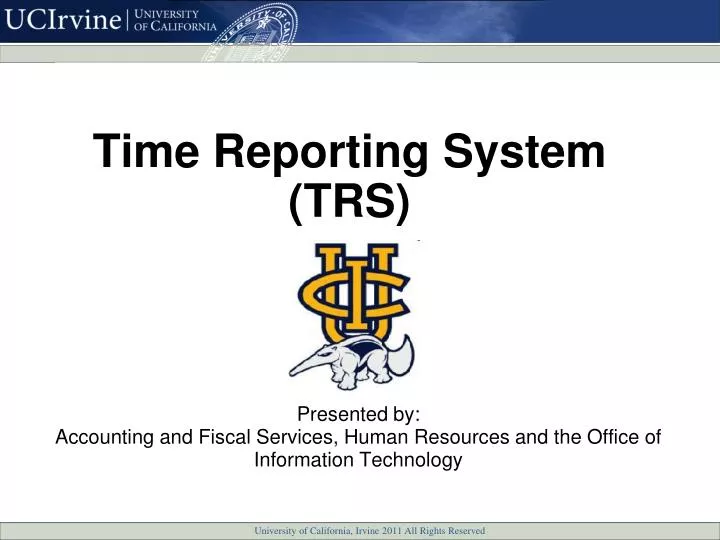 time reporting system trs