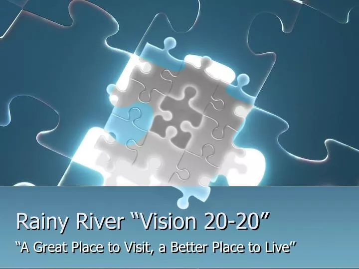 rainy river vision 20 20
