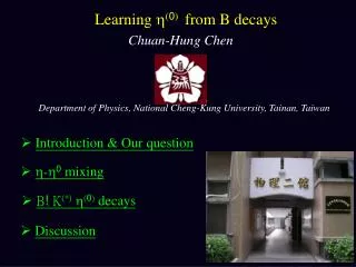 Learning ? ( 0 ) from B decays