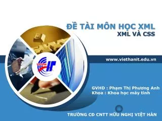 t i m n h c xml xml v css