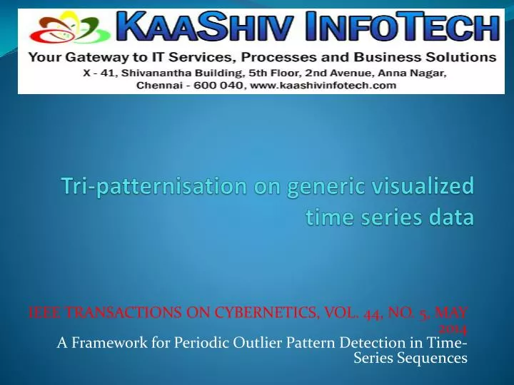 tri patternisation on generic visualized time series data