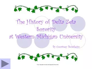 The History of Delta Zeta Sorority at Western Michigan University