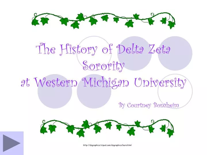 the history of delta zeta sorority at western michigan university