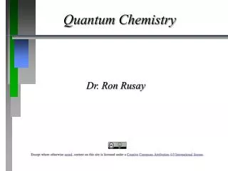 Quantum Chemistry