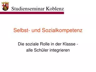 selbst und sozialkompetenz