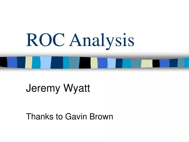 roc analysis