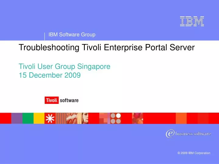 troubleshooting tivoli enterprise portal server