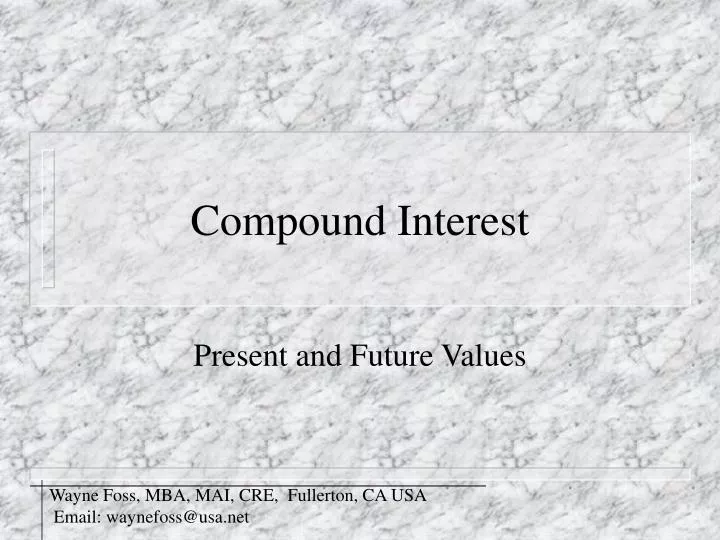 compound interest