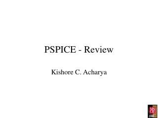 PSPICE - Review