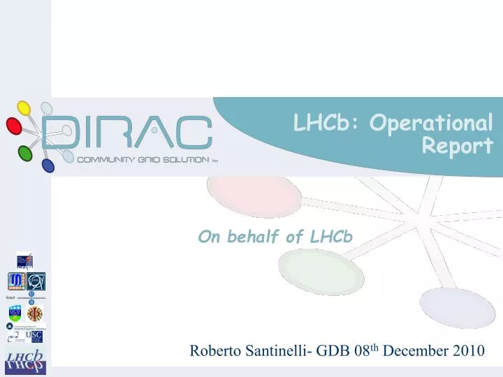 lhcb operational report