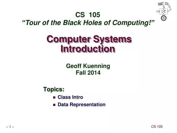 computer systems introduction