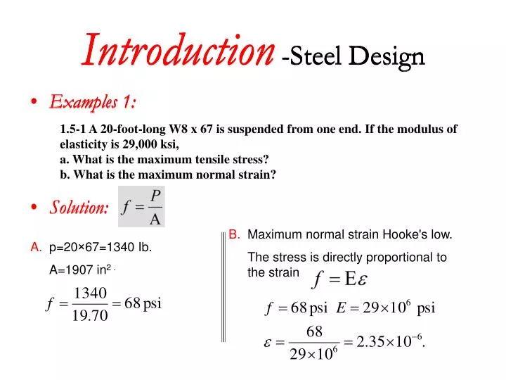introduction steel design