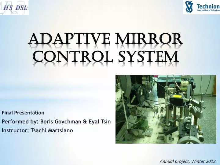 adaptive mirror control system