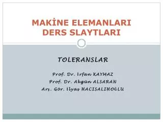 mak ne elemanlari ders slaytlari