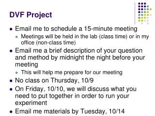 dvf project