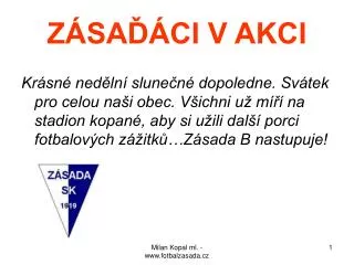 z sa ci v akci