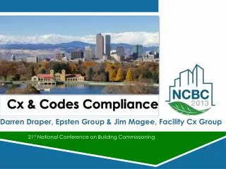 Cx &amp; Codes Compliance