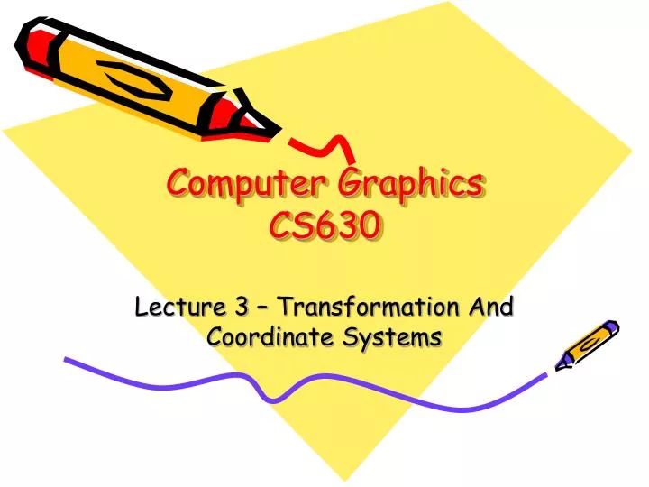 computer graphics cs630
