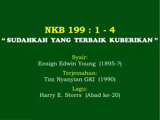 NKB 199 : 1 - 4