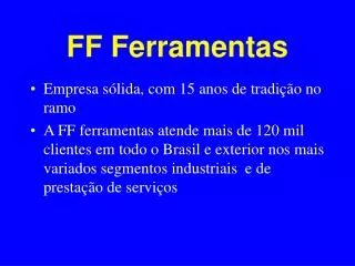 ff ferramentas