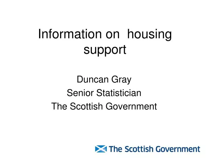 information on housing support