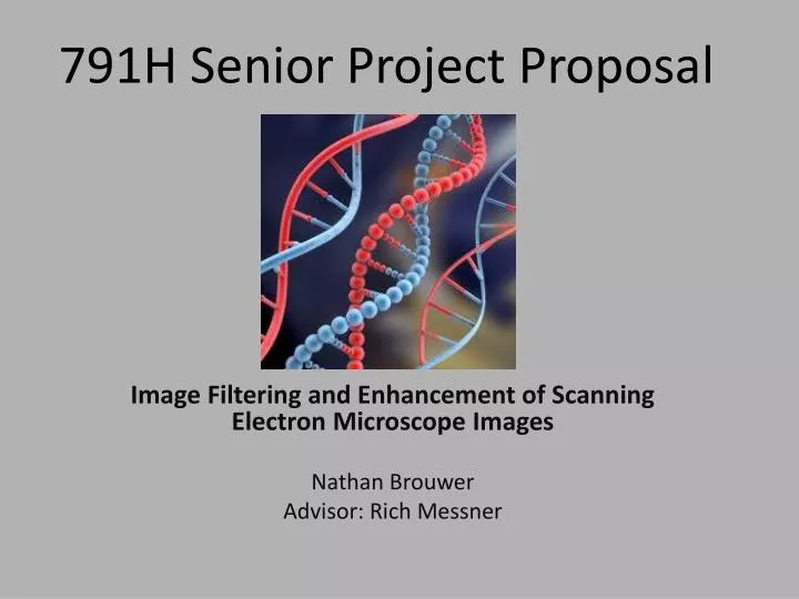 791h senior project proposal